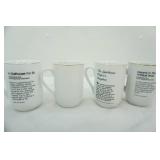 Vintage Norman Rockwell Coffee Mugs 8ct