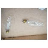 Vintage Crystal Mushroom Table Lamp w/etched floral design and diamond cut pattern 13.5" tall