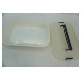 Cake pan Carrier with lid, 17" x12" x3.5"