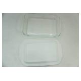 Pyrex Glass 9x13" cake pan with lid