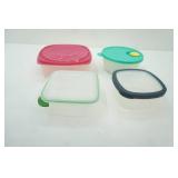 Food Storage Containers w/lids (4ct) Tupperware, Sterilite, Holiday Housewares