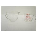 Fire King Mixing/Measuring Bowl & Pyrex Measuring Cup