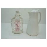 Pampered Chef Coffee Carafe, Vintage 1/2 gallon Glass juice jug "Billy Boy Juices" St. Paul MN