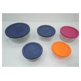 Pyrex Nesting Bowls w/lids (5ct)