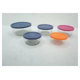 Pyrex Nesting Bowls w/lids (5ct)