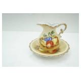 Vintage Enesco Small Pitcher and Bowl Set