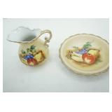Vintage Enesco Small Pitcher and Bowl Set