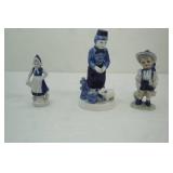 Vintage Delft Figurines (3ct)