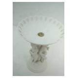 Andrea by Sadek Sculpted Cherub Pedestal Bowl