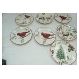 Holiday Heritage Collection Porcelain Plates 8.5" (7ct)