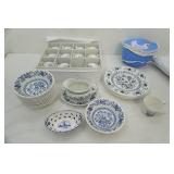 Vintage J&G Meakin Blue Nordic Dishware Set