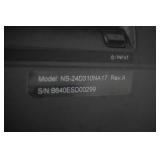 Insignia 24" LED TV w/remote, power cord, HDMI cord