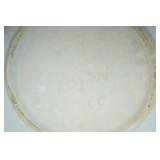 Vintage McCoy Ceramic Cream Can Cookie Jar. "The Sky  Above and a book to Love"