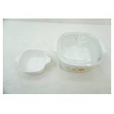 Corningware Casseroles and 1 Lid