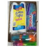 NEW 12 oz Styrofoam Cups, Solo Cups, Shot Glasses