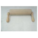 wooden rolling Pin with angled handles