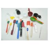 Spatulas, Measuring Cups, tiny whisk