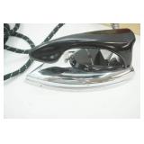 Vintage GE Portable Steam Iron F37. Electric, Complete