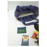 Cross Stitch & Needlepoint Hoops, thread, needles, 2 canvas bags