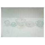 VIntage Crystal & Pressed Glass Pieces