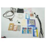 New Brass combination locks,decorative electrical covers, push pins, extension cords and more