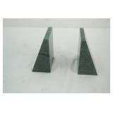 Marble Bookends