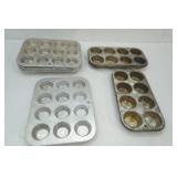 Vintage Ovenex Muffin Tins, and mini muffin tins