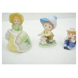 Vintage Bisque porcelain figurines.