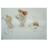 Large Angel Figurines in need of Repair (3ct)