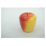 Vintage Hazel-Atlas Milk Glass Apple Jam Jar