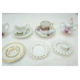 Vintage Fine China Sugars, Creamers, butter pats, small plate, rose tea cup