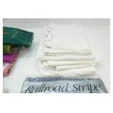 Table Cloth, dish towels, hand towels, wash cloths