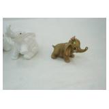 Vintage Ceramic Elephant Figurines and Creamers