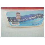 NEW 8pc Storage Container Set (lids and containers)