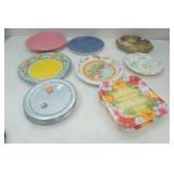 (144ct) NEW Disposable Plates (plastic coated paper plates)