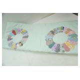 Vintage Dresden Plate Quilt. Large Size, Queen or bigger