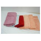 Bath Towels & Multi-Colored Kitchen Towel