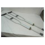 Pair of Aluminum Crutches