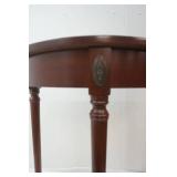 Antique/Vintage Half Moon Table 24"x 12"x 29" tall