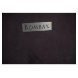 Antique/Vintage Half Moon Table 24"x 12"x 29" tall