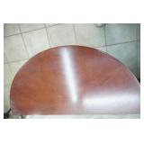 Antique/Vintage Half Moon Table 24"x 12"x 29" tall