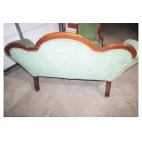 Antique Victorian Parlor Set. Settee and matching armchair