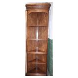 Wooden Corner Shelf 78" tall