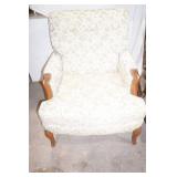 Vintage upholstered accent chair