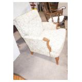 Vintage upholstered accent chair