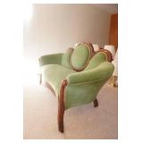 Antique Victorian Parlor Set. Settee and matching armchair
