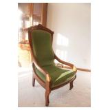 Antique Victorian Parlor Set. Settee and matching armchair