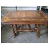 Vintage wood Trestle dining table w...