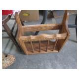 Child size wood chair and magazine ...