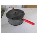 Vintage metal stove top popcorn pop...